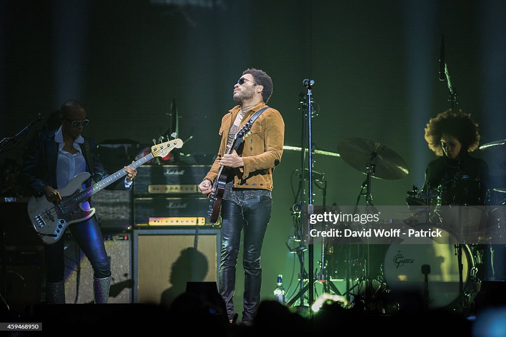 Lenny Kravitz Performs At Bercy In Paris