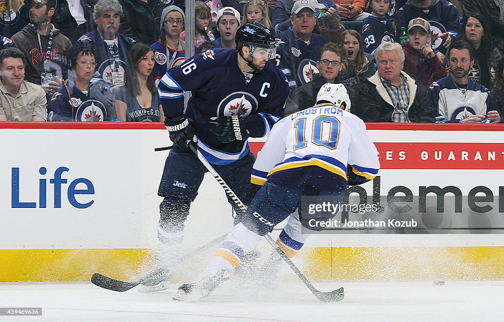 St. Louis Blues v Winnipeg Jets