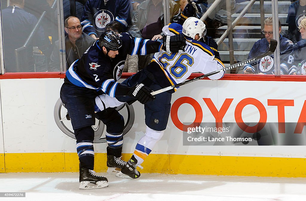 St. Louis Blues v Winnipeg Jets