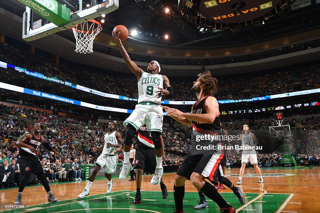 Portland Trail Blazers v Boston Celtics