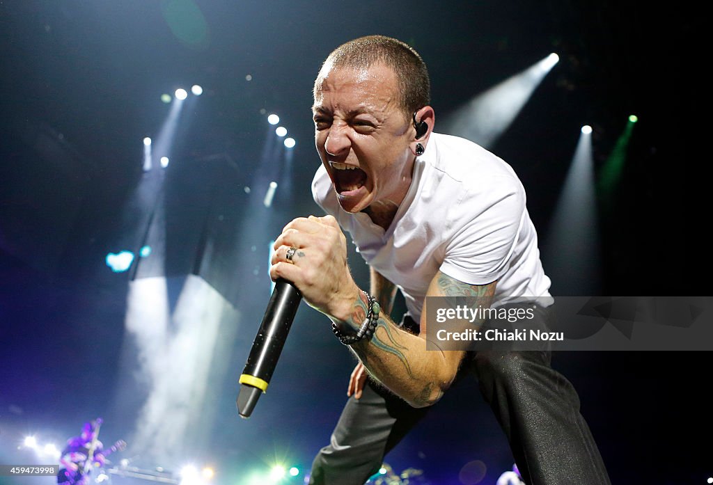 Linkin Park Perform At The 02 Arena