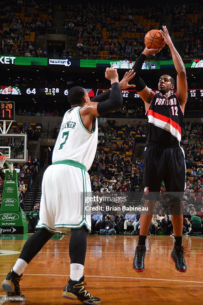 Portland Trail Blazers v Boston Celtics