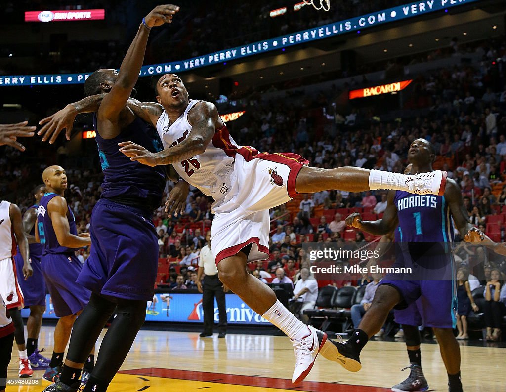 Charlotte Hornets v Miami Heat