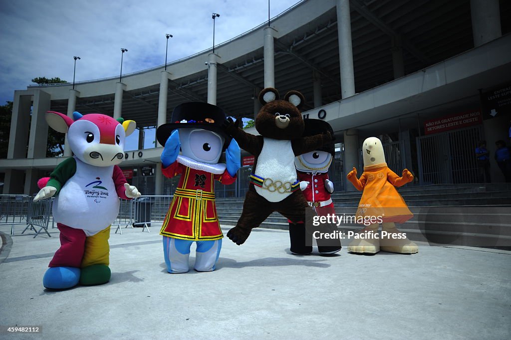 The Misha Bear (Moscow 1980), Athena (Athens 2004), Fu Niu...