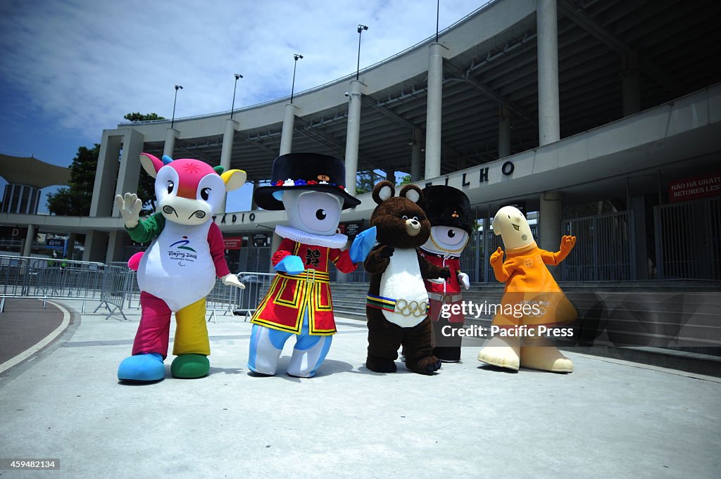 The Misha Bear (Moscow 1980), Athena (Athens 2004), Fu Niu...