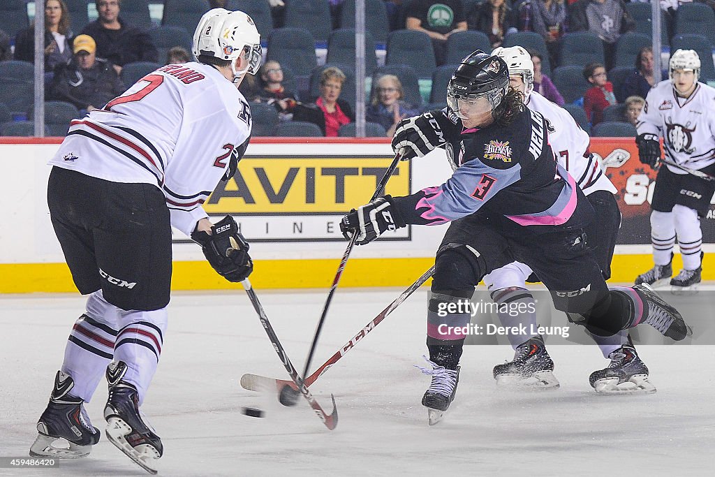 Red Deer Rebels v Calgary Hitmen