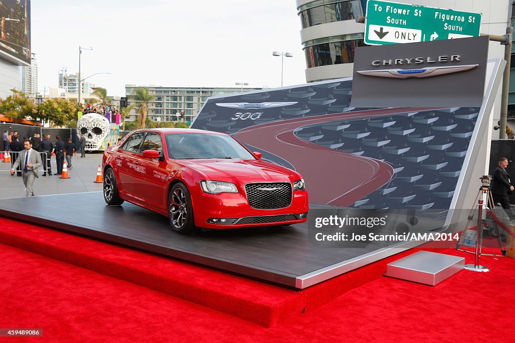2014 American Music Awards Red Carpet Arrivals Featuring The All-New Chrysler 300S