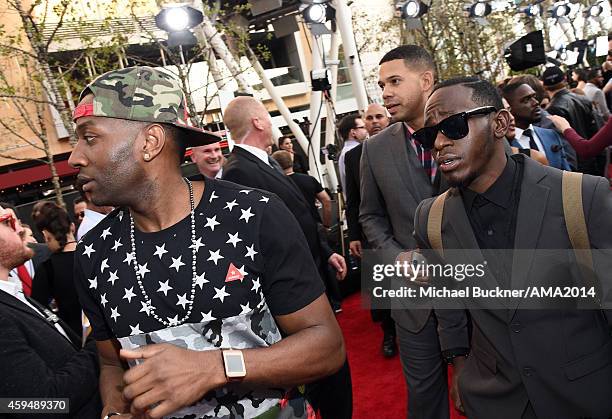 Musician DeStorm Power attends the 2014 American Music Awards at Nokia Theatre L.A. Live on November 23, 2014 in Los Angeles, California.