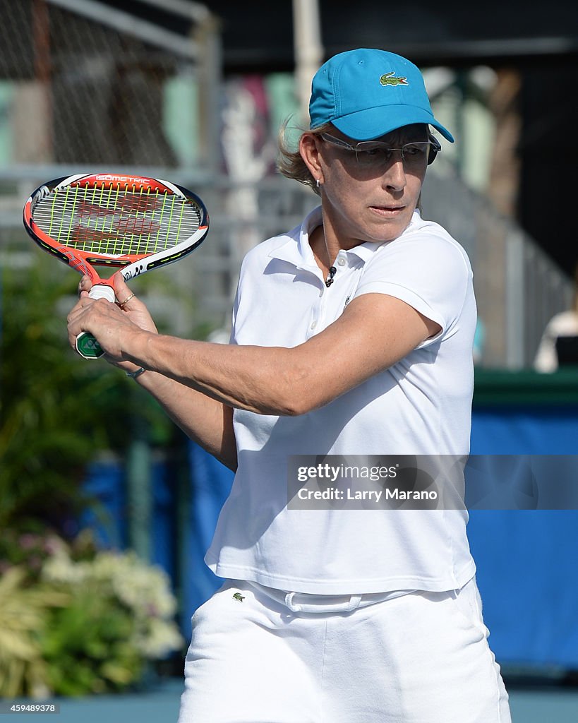 25th Annual Chris Evert/Raymond James Pro-Celebrity Tennis Classic - Day 3