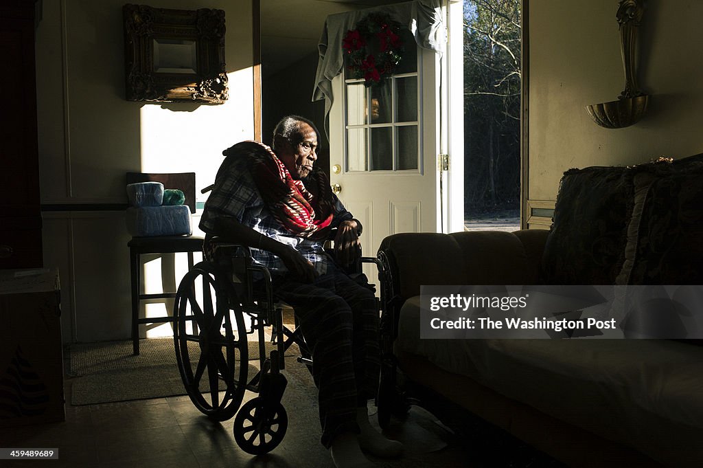 Chocolate Blount in his home.