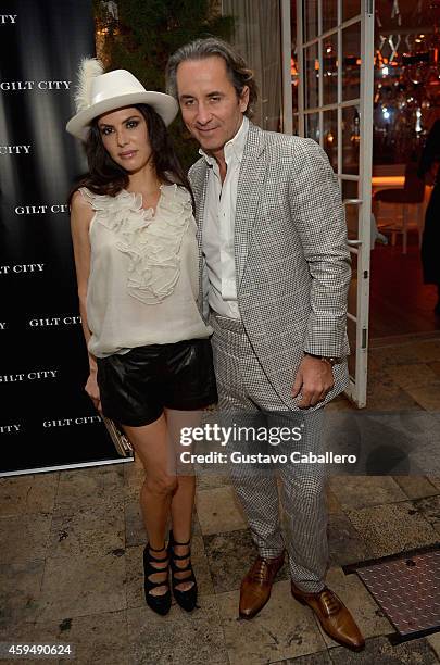 Adriana De Moura and Frederic Marq attends Gilt City Celebrates The Launch Of Andy Cohen's New Book, The Andy Cohen Diaries on November 23, 2014 in...