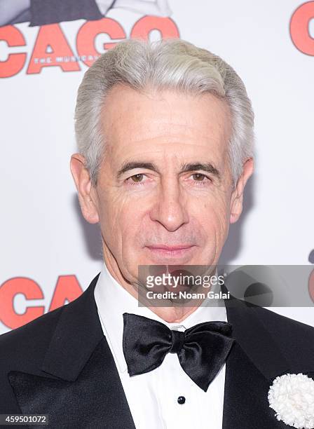 Actor and director James Naughton attends the 7,486th performance of 'Chicago', the second longest running Broadway show of all time at Ambassador...