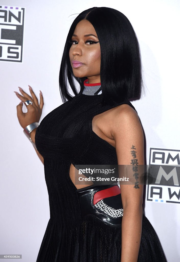 2014 Style Musically Nicki Minaj arrives at the 2014 American Music Awards - Arrivals at ...