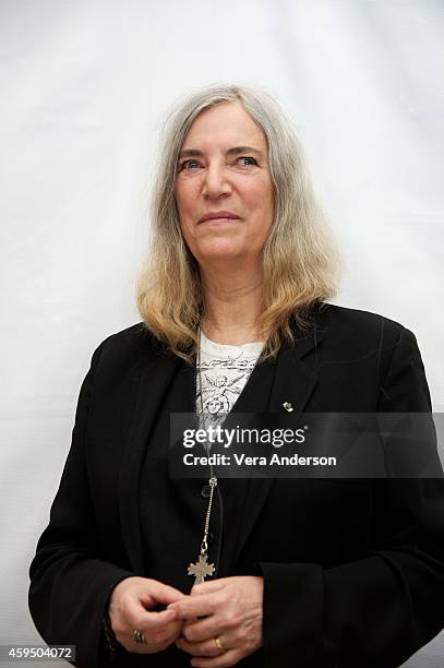 Patti Smith at the Ritz Carlton Hotel on November 22, 2014 in New York City.