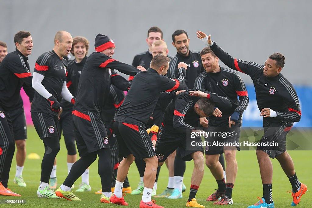 FC Bayern Muenchen Training and Press Conference