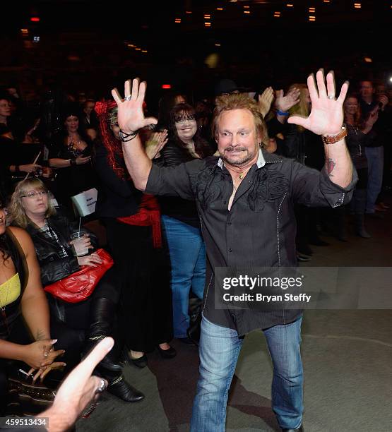 Bassist Michael Anthony attends The 5th annual Vegas Rocks! Magazine Music Awards at The Pearl Concert Theater at the Palms Casino Resort on November...