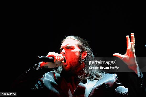 Singer Weston Cage performs during The 5th annual Vegas Rocks! Magazine Music Awards at The Pearl Concert Theater at the Palms Casino Resort on...