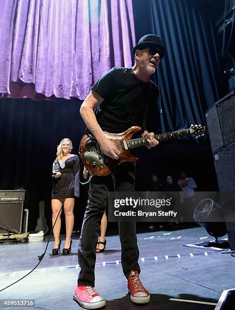 Guitarist Mark Kendall of Great White performs during The 5th annual Vegas Rocks! Magazine Music Awards at The Pearl Concert Theater at the Palms...