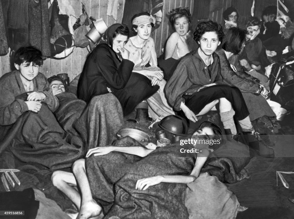 NAZI CAMP-LIBERATION-FEMALE DEPORTEES