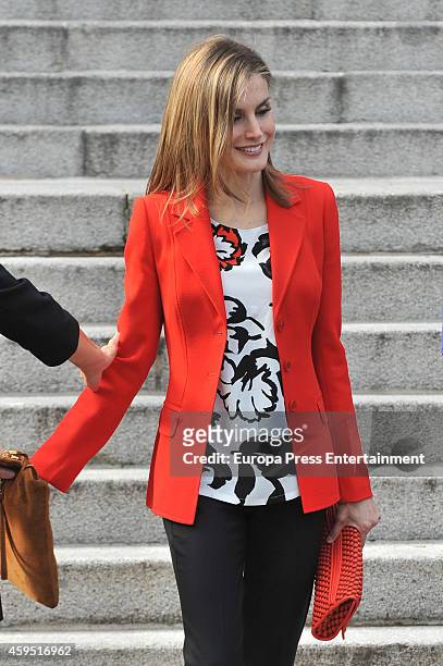 Queen Letizia of Spain attends 75th aniversary of CSIC at CSIC headquarters on November 24, 2014 in Madrid, Spain.