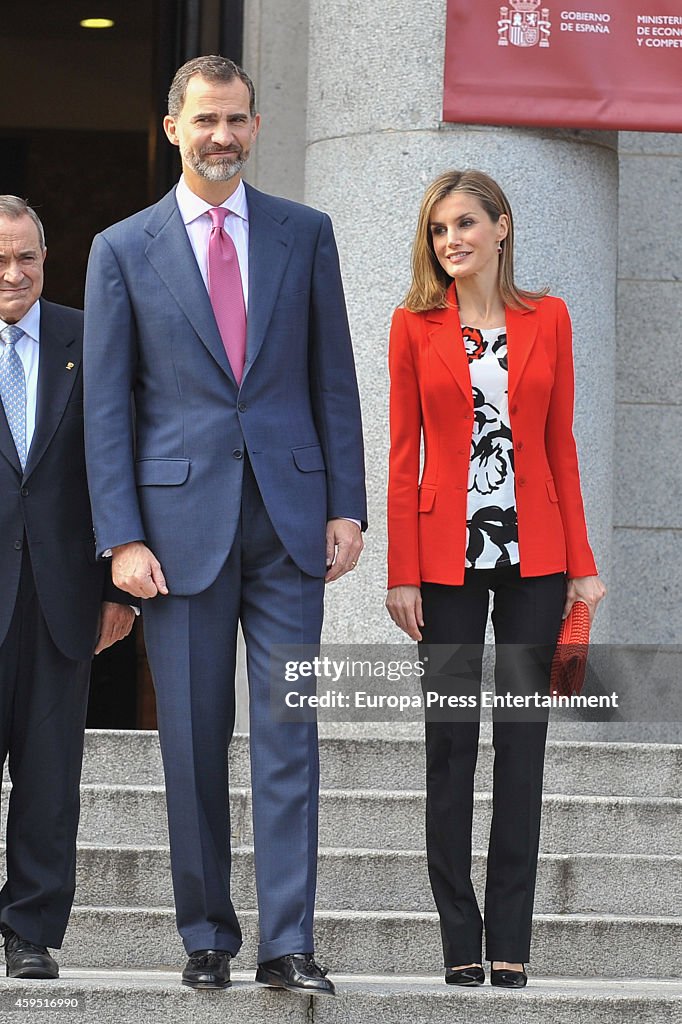 Spanish Royals attend the 75th aniversary of CSIC
