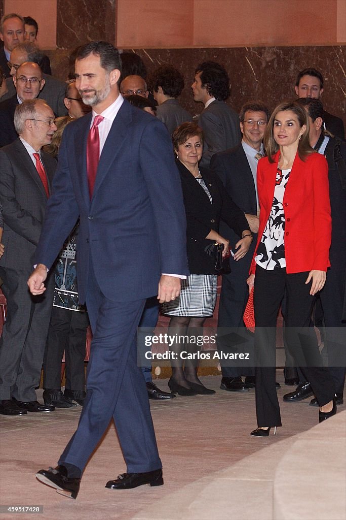 Spanish Royals attends the CSIC 75th Anniversary