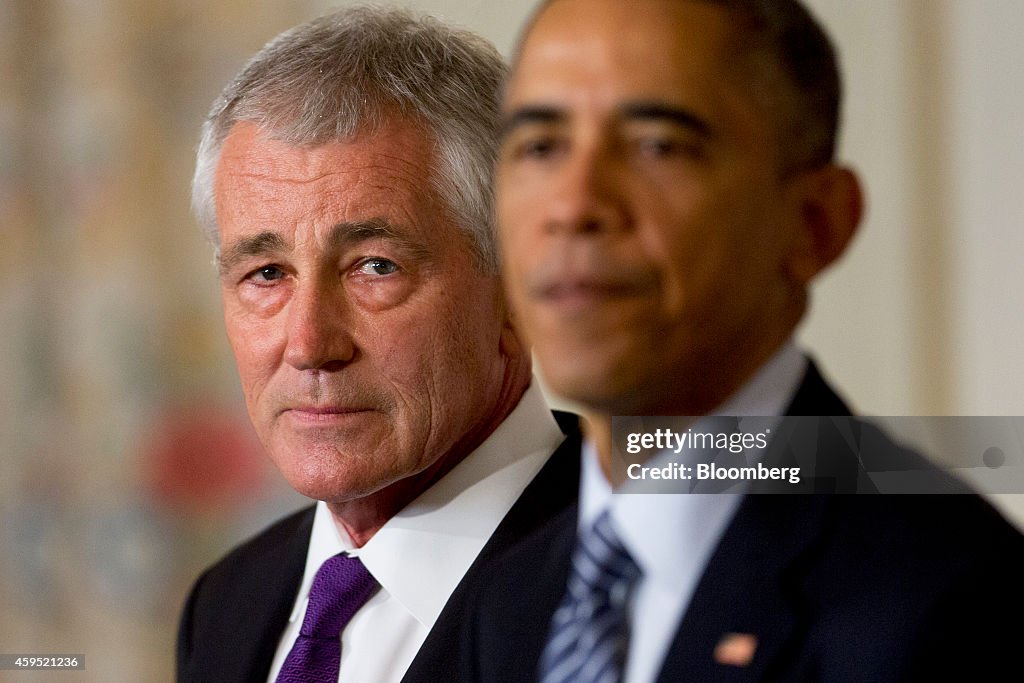 President Obama Announces Chuck Hagel Resigning As Defense Secretary