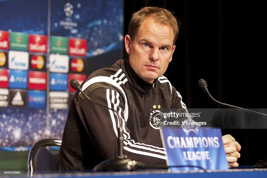 UEFA Champions League Group F - "Press conference Ajax in Paris"