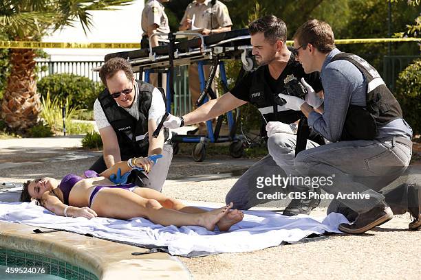 Road To Recovery" -- The CSI team investigates the death of a woman full of alcohol and drugs in a pool at a rehab facility, on CSI: CRIME SCENE...