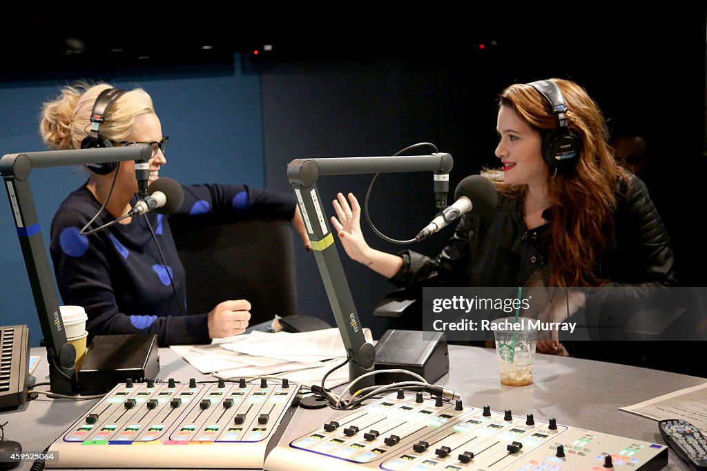 Jenny McCarthy Hosts Her SiriusXM Show "Dirty, Sexy, Funny With Jenny McCarthy" Live From The SiriusXM Studios In Los Angeles