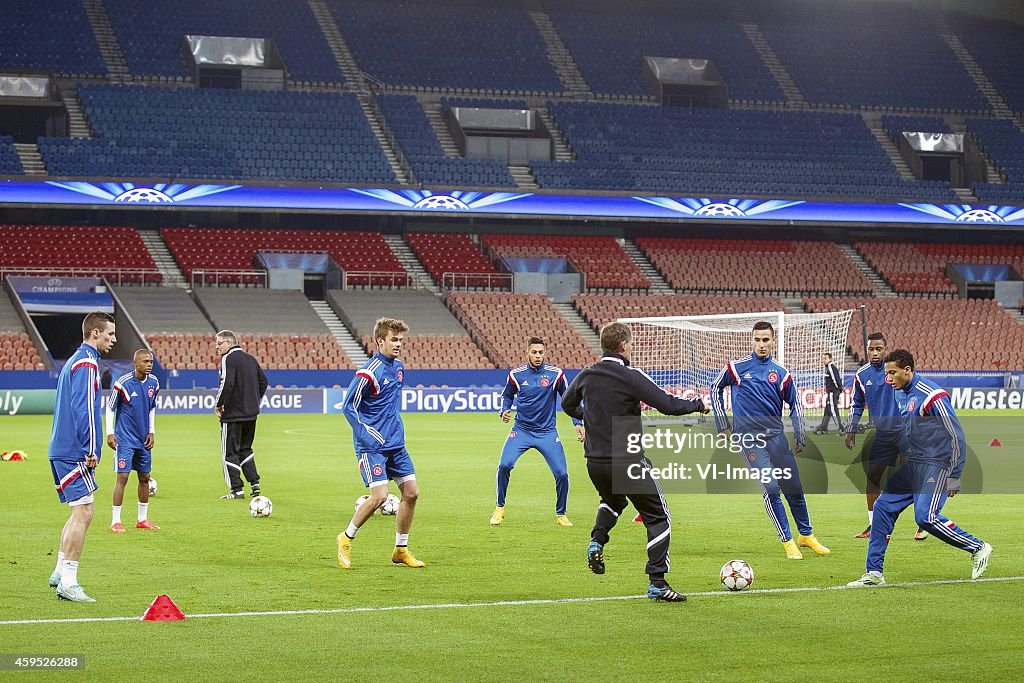 UEFA Champions League Group F - "Training session Ajax"