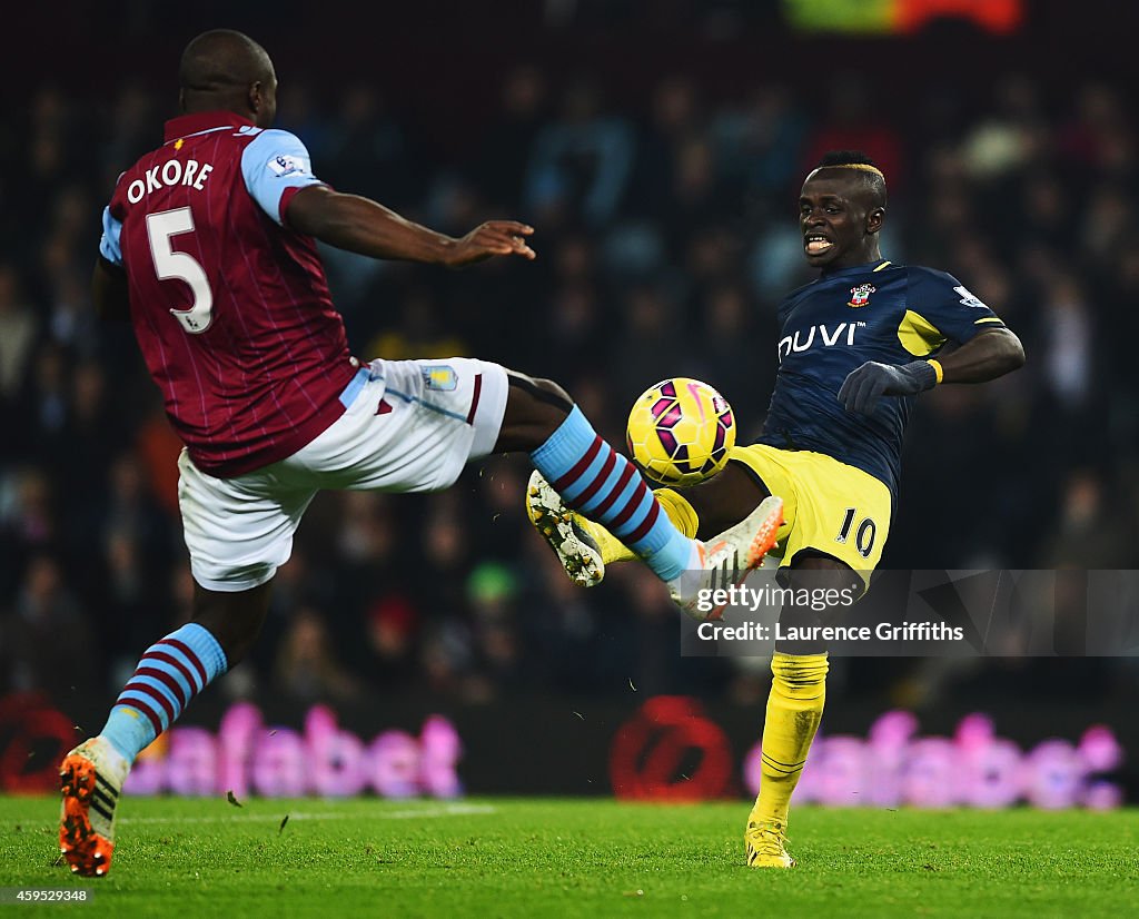Aston Villa v Southampton - Premier League