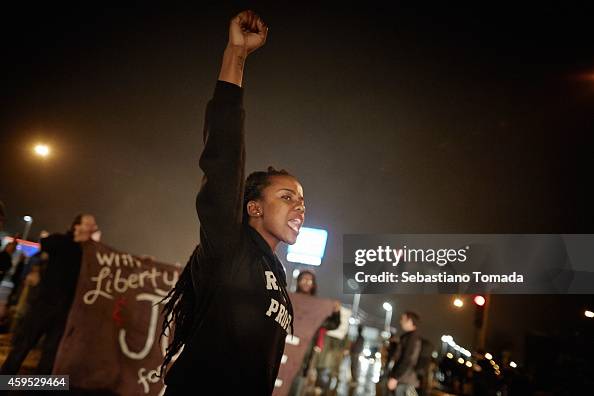 Protests Build in Ferguson Ahead of Grand Jury Announcement Protests Build in Ferguson Ahead of Grand Jury Announcement