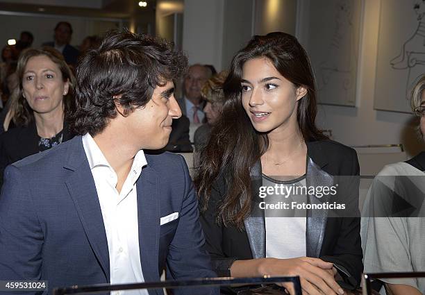 Alberto Herrera Montero and Rocio Herrera Montero attend the launch of Marilo Montero's new book 'El Corazon de las Mujeres No Tiene Reglas' at the...