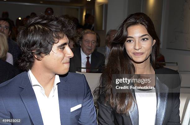 Alberto Herrera Montero and Rocio Herrera Montero attend the launch of Marilo Montero's new book 'El Corazon de las Mujeres No Tiene Reglas' at the...