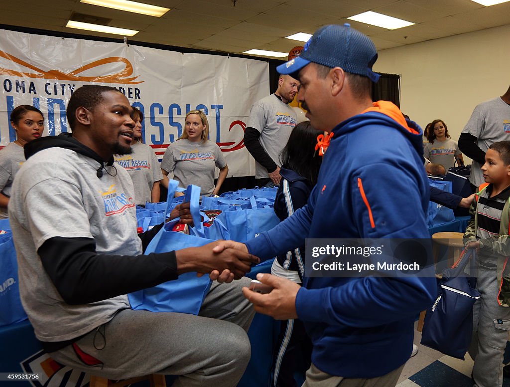 Oklahoma City Thunder Kevin Durant Thanksgiving Meal Giveaway