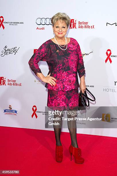 Dagmar Frederic attends the Artists Against Aids Gala 2014 at Theater des Westens on November 24, 2014 in Berlin, Germany.