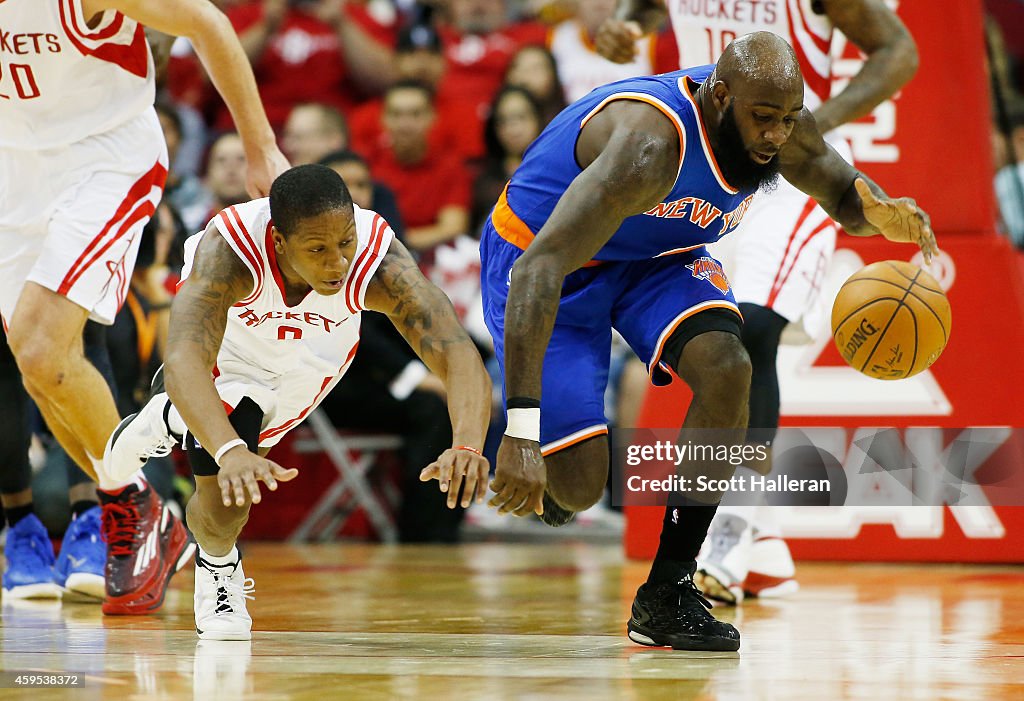 New York Knicks v Houston Rockets