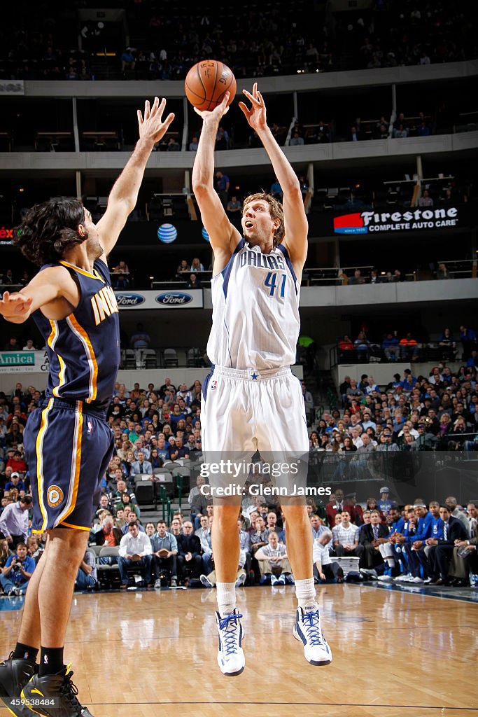 Indiana Pacers v Dallas Mavericks