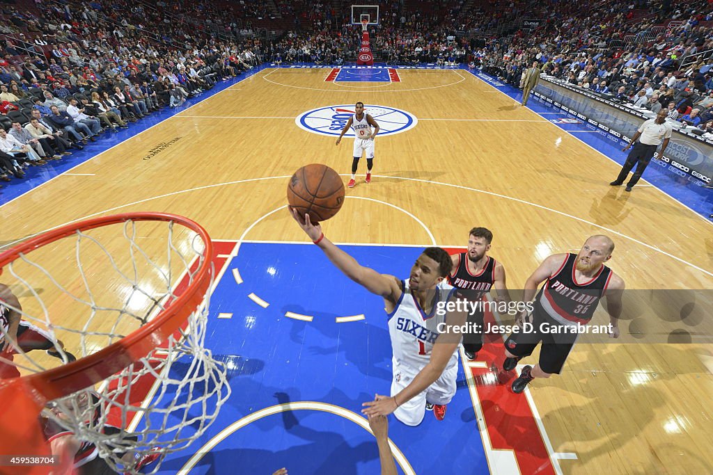 Portland Trail Blazers v Philadelphia 76ers