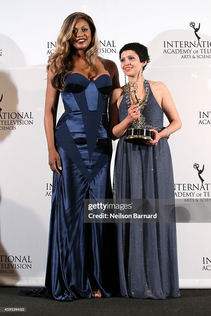 2014  International Academy Of Television Arts & Sciences Awards - Press Room