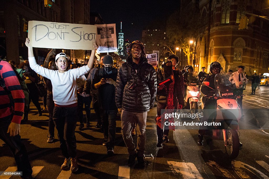 Activists In New York Respond To Ferguson Grand Jury Decision