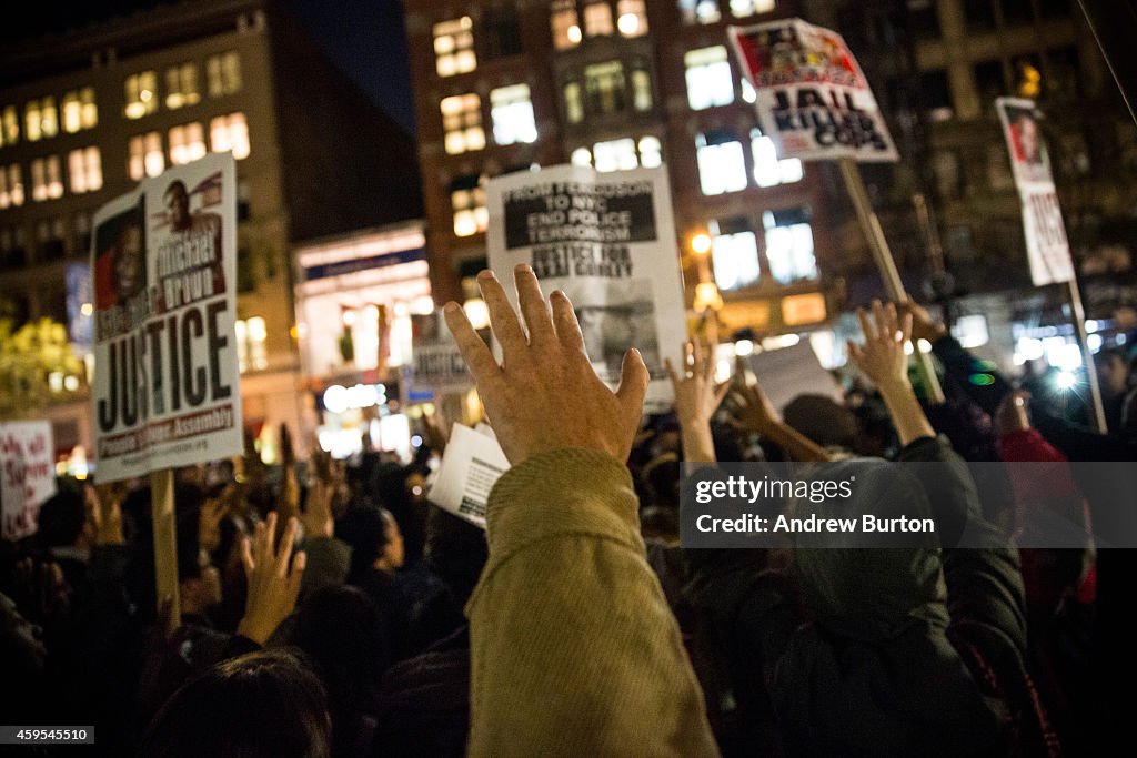 Activists In New York Respond To Ferguson Grand Jury Decision