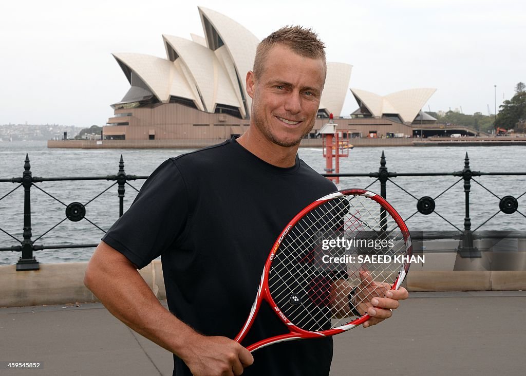 TENNIS-AUS-HEWITT-FEDERER