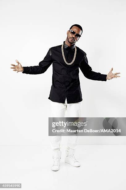 Juicy J is photographed at the 2014 Official AMA Portrait Studio on November 23, 2014 in Los Angeles, California.