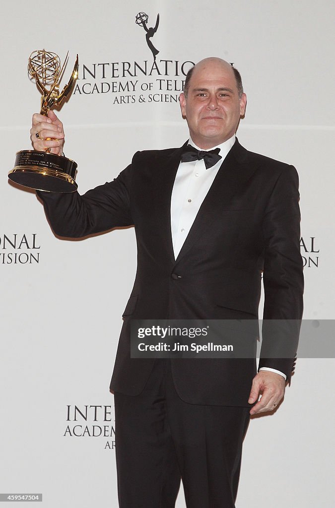 2014  International Academy Of Television Arts & Sciences Awards - Press Room