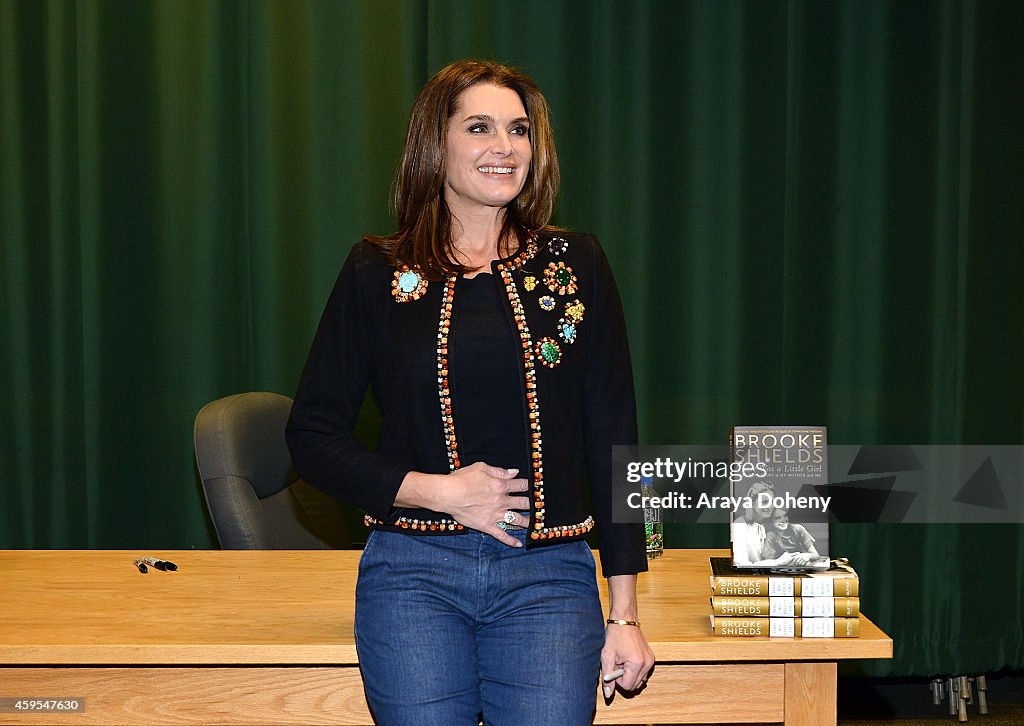 Brooke Shields Signs Copies Of Her New Book "There Was A Little Girl"