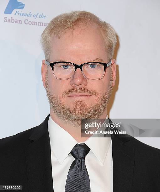 Comedian Jim Gaffigan attends Saban Community Clinic's 38th Annual Dinner at The Beverly Hilton Hotel on November 24, 2014 in Beverly Hills,...