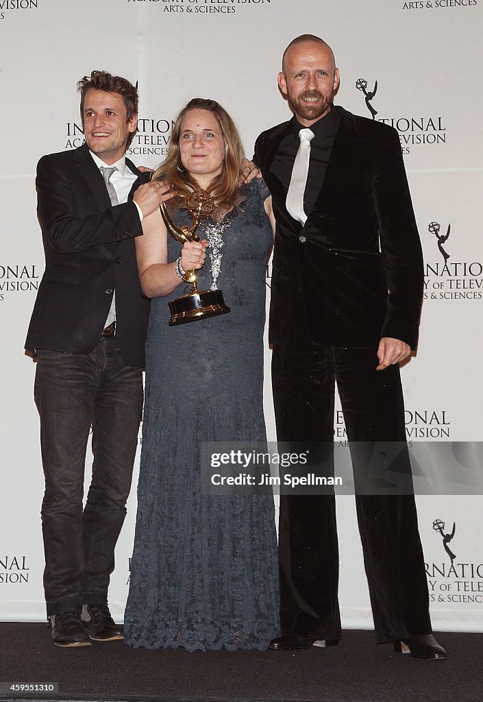 2014  International Academy Of Television Arts & Sciences Awards - Press Room