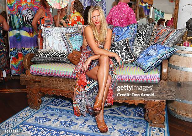 Annalise Braakensiek poses at The CAMILLA Beach House on November 25, 2014 in Sydney, Australia.